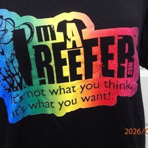 I'm A Reefer Men's Tshirt Size Medium